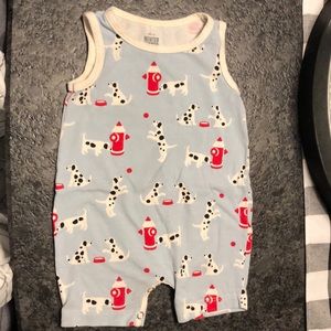 Super cute boys Dalmatian romper